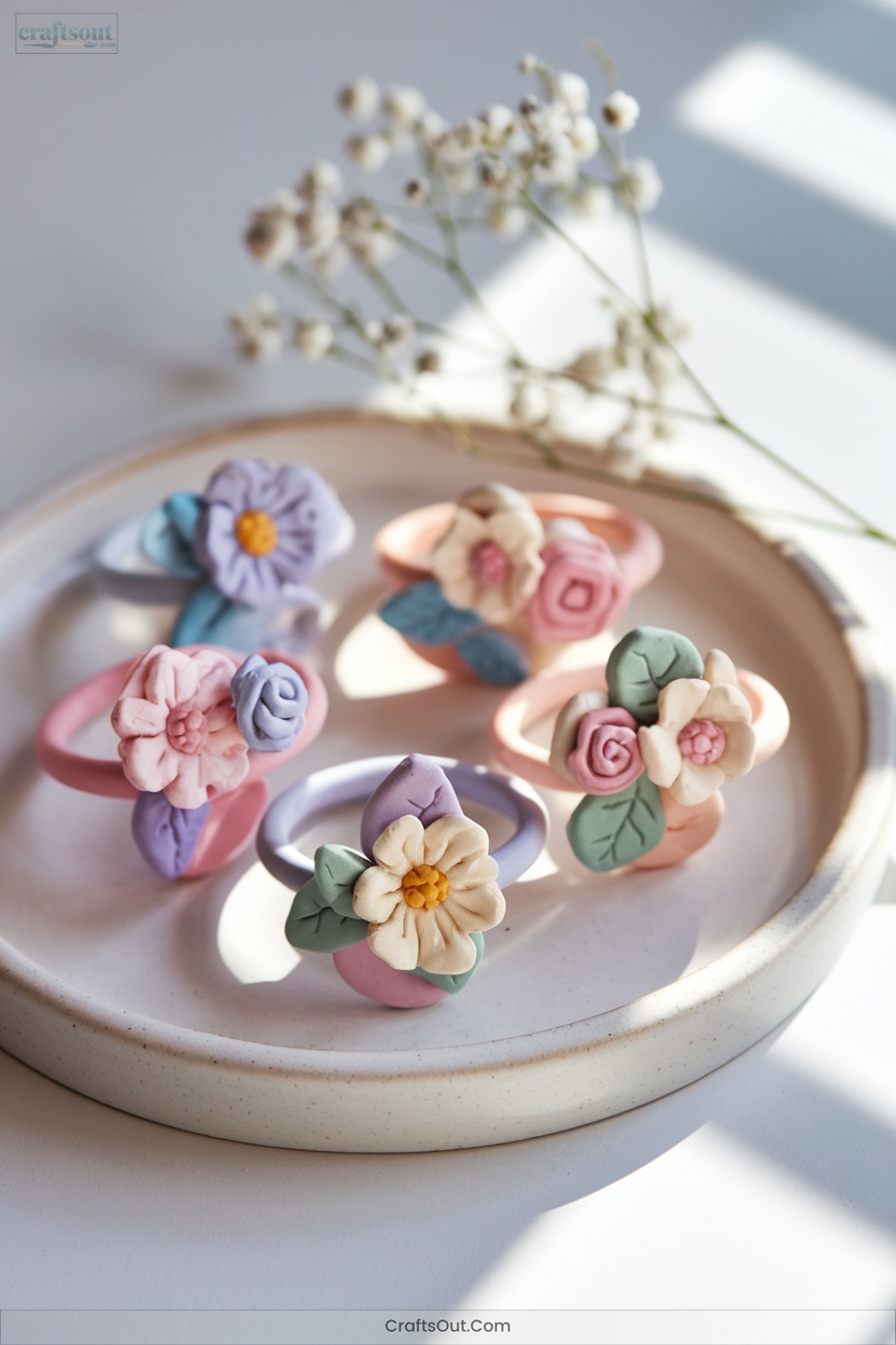 11 Stylish Clay Crafts Ring Ideas To Make At Home